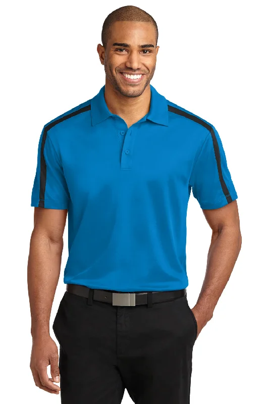 Warm Jackets Port Authority Mens Silk Touch Performance Moisture Wicking Short Sleeve Polo Shirt - Brilliant Blue/Black Warm Jackets Port Authority Mens Silk Touch Performance Moisture Wicking Short Sleeve Polo Shirt - Brilliant Blue/Black