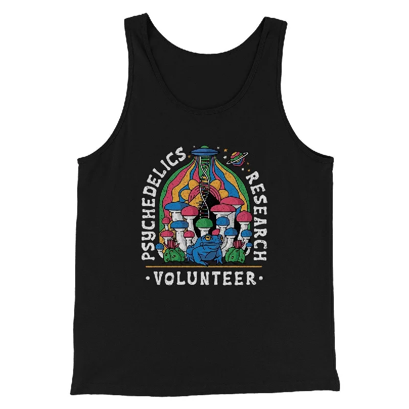 Cool Pieces Psychedelics Research Volunteer Men/Unisex Tank
