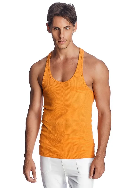 Comfy Tops Racer-back Yoga Tank (Sun Orange)