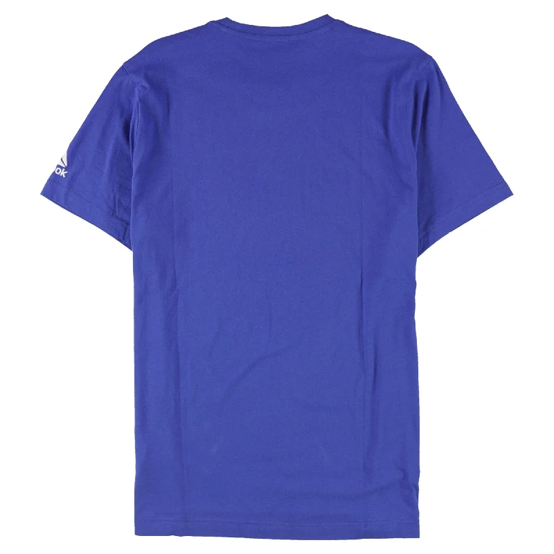 Elegant Outfits Reebok Mens Logo Graphic T-Shirt, Blue, Small