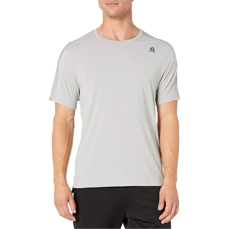 Urban Jackets Reebok Mens Move Basic T-Shirt, Grey, Large