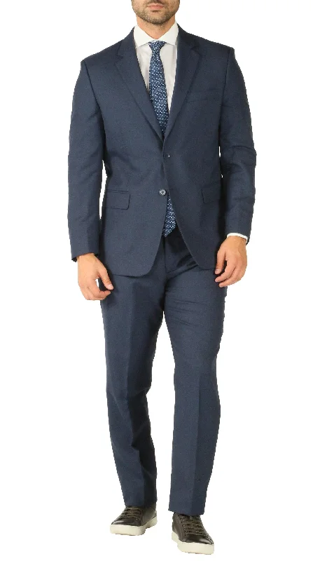 Athletic Tops Rod Premium Blue Wool 2 Piece Suit Stain Resistant Traveler Suit - w 2 Pairs of Pants Athletic Tops Rod Premium Blue Wool 2 Piece Suit Stain Resistant Traveler Suit - w 2 Pairs of Pants