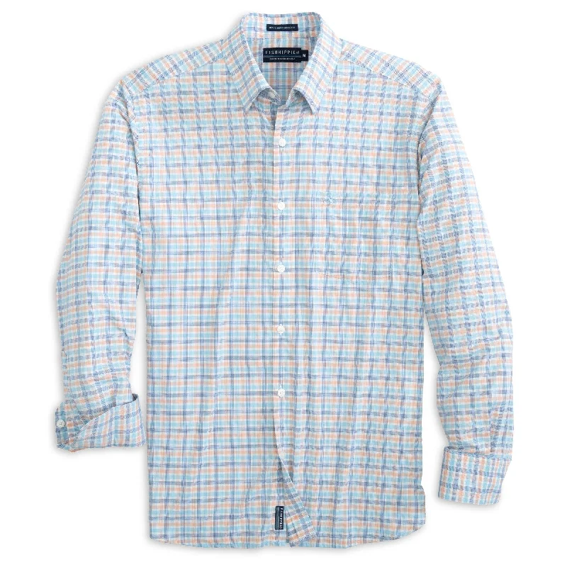 Fresh Outfit Fish Hippie Rowe Plaid Shirt LS