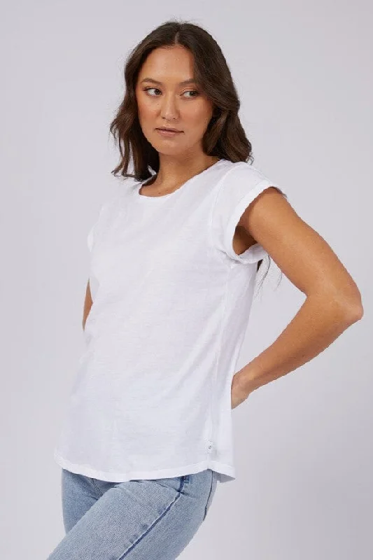 All-Season Wear Silent Theory Lucy Tee White