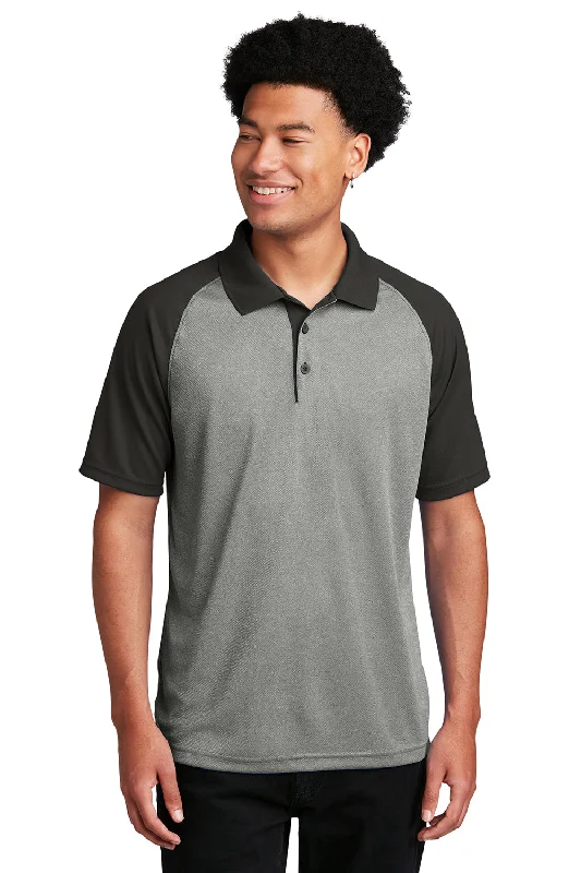 Elegant Outfits Sport-Tek Mens RacerMesh Moisture Wicking Short Sleeve Polo Shirt - Heather Grey/Black Elegant Outfits Sport-Tek Mens RacerMesh Moisture Wicking Short Sleeve Polo Shirt - Heather Grey/Black