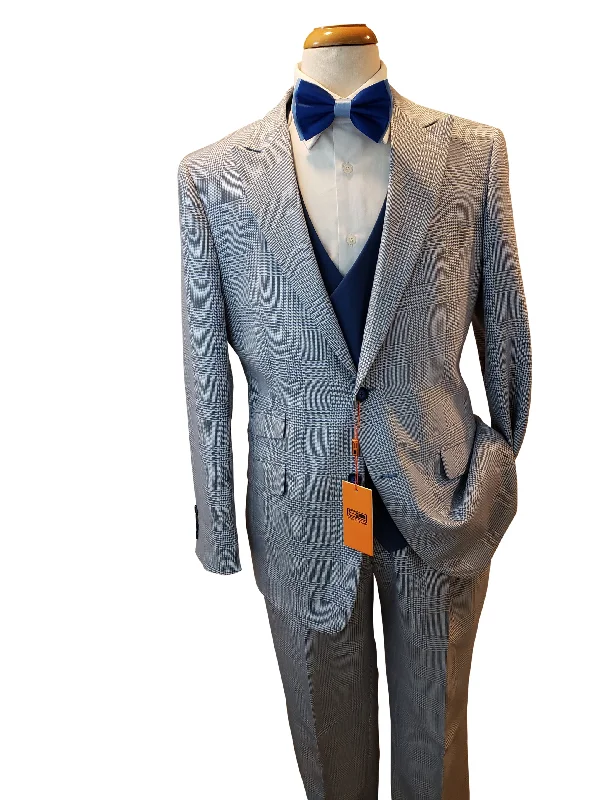 Casual Footwear Steven Land Glen Plaid Suit