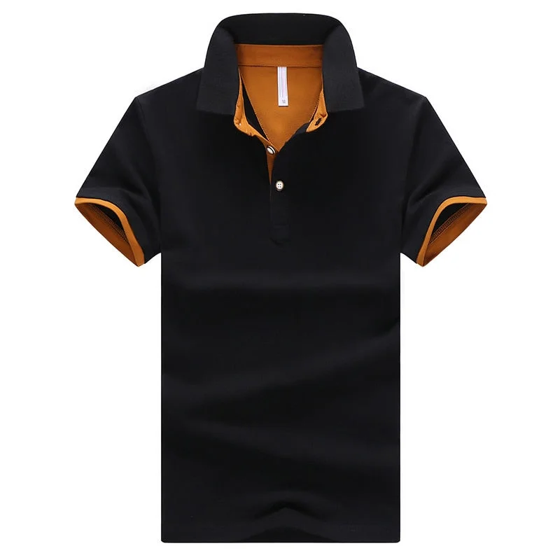 Athletic Tops Summer Brand Short Sleeve Polo Shirt Men Turn-Over Collar Fashion Casual Slim Breathable Solid Color Business Men's Polo Shirt Athletic Tops Summer Brand Short Sleeve Polo Shirt Men Turn-Over Collar Fashion Casual Slim Breathable Solid Color Business Men's Polo Shirt