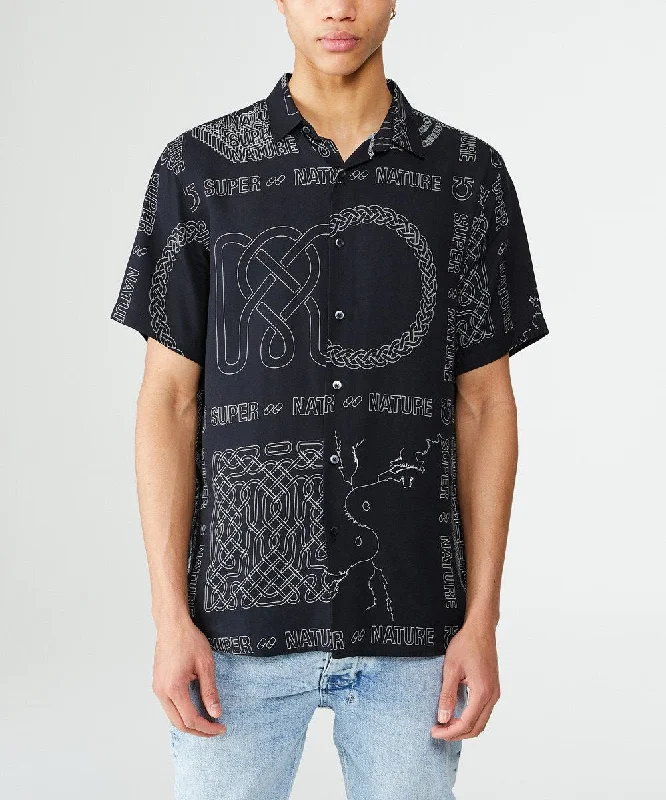 Urban Outfits SUPER NATURE SS SHIRT BLACK