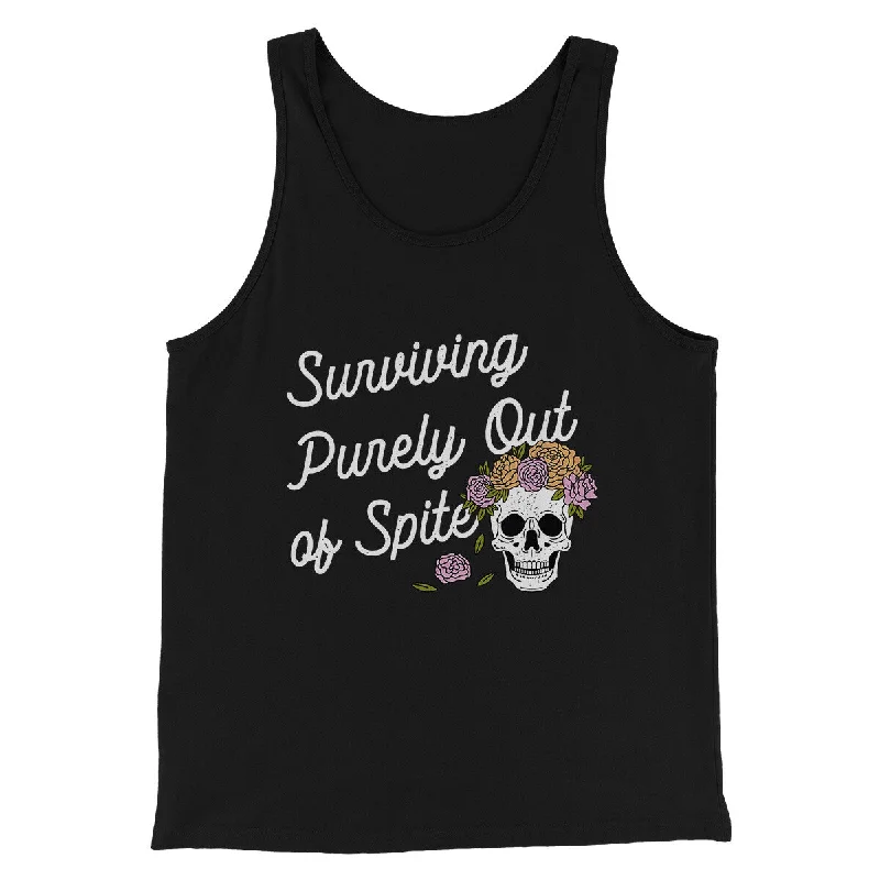 Classic Fits Surviving Purely On Spite Men/Unisex Tank Top