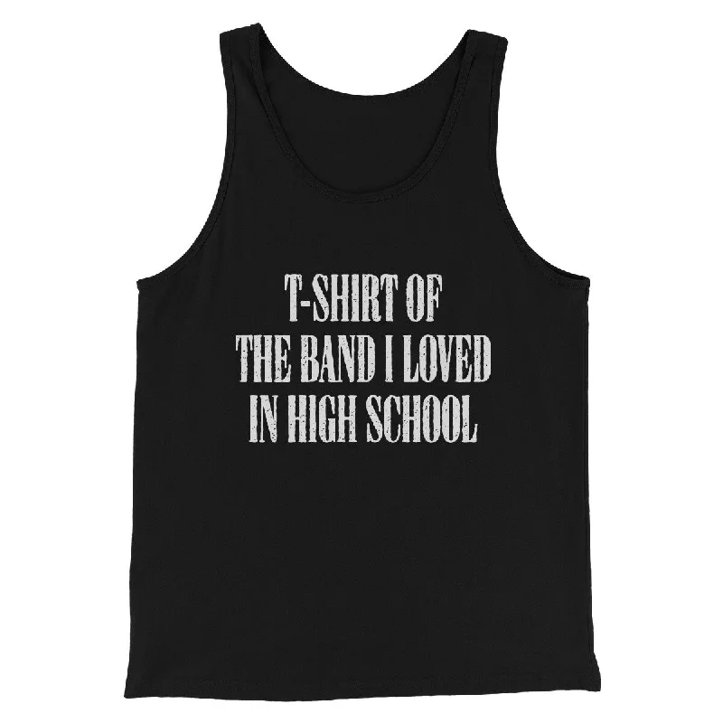 Urban Jackets T-Shirt Of The Band I Loved In High School Men/Unisex Tank Top