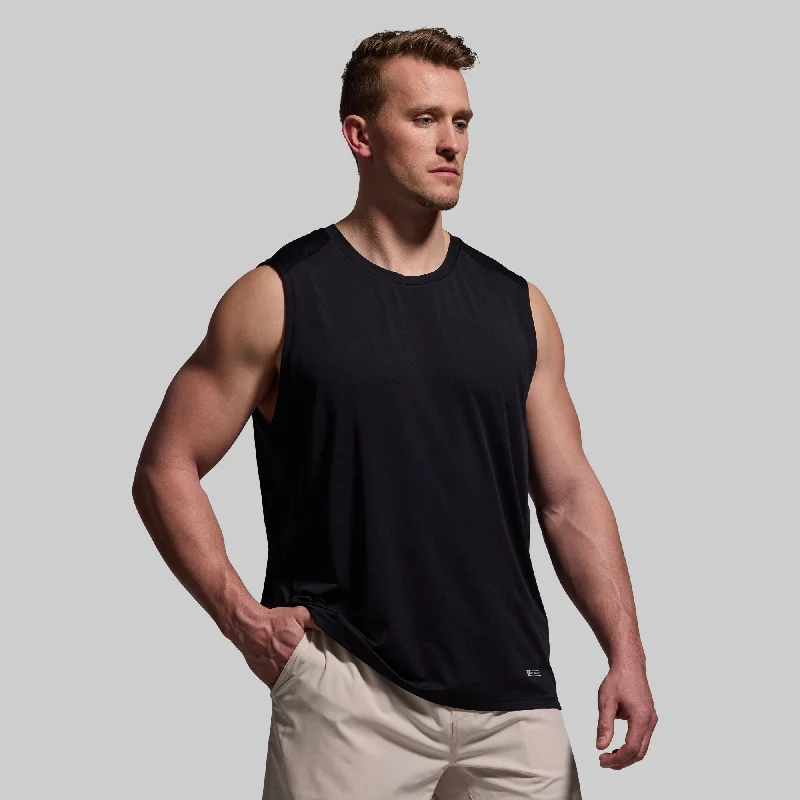 Fashion Jeans Training Muscle Tank (Black)