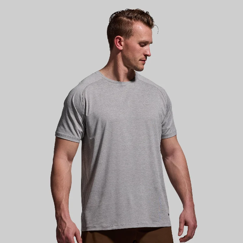 Relaxed Looks Training Tee (Heather Grey)