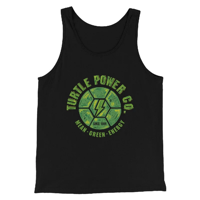 Bold Colors Turtle Power Co. Men/Unisex Tank Top