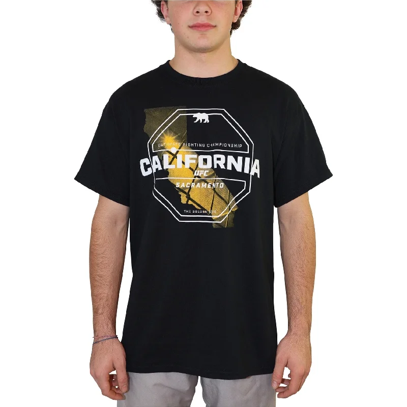 Trendy Tees Ufc Mens Sacramento California Graphic T-Shirt