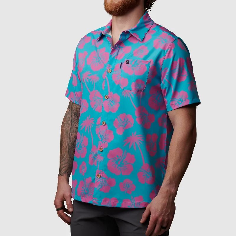 Active Styles Voyager Button Up (Bayfront Hibiscus)
