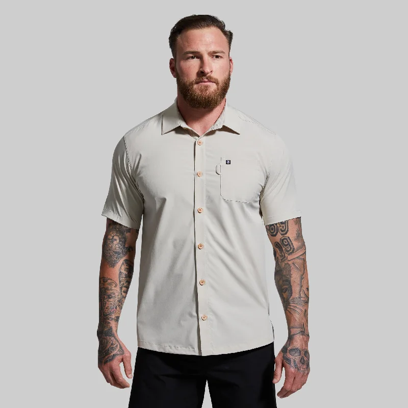 Relaxed T-shirts Voyager Button Up (Oatmeal)