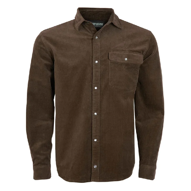 Fashion Bottoms Mountain Khakis Waylon Cord Chore Shirt