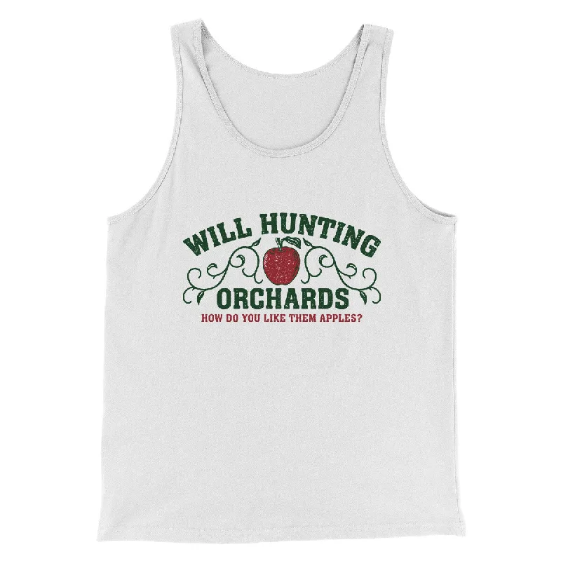 Minimal Apparel Will Hunting Orchards Funny Movie Men/Unisex Tank Top