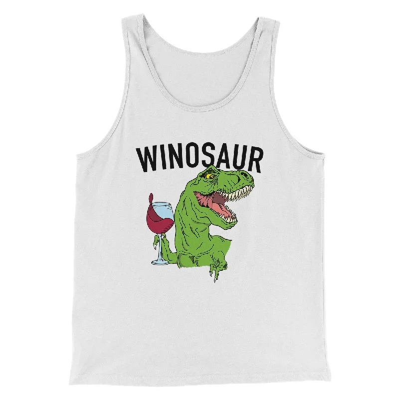 Minimal Apparel Winosaur Funny Men/Unisex Tank Top