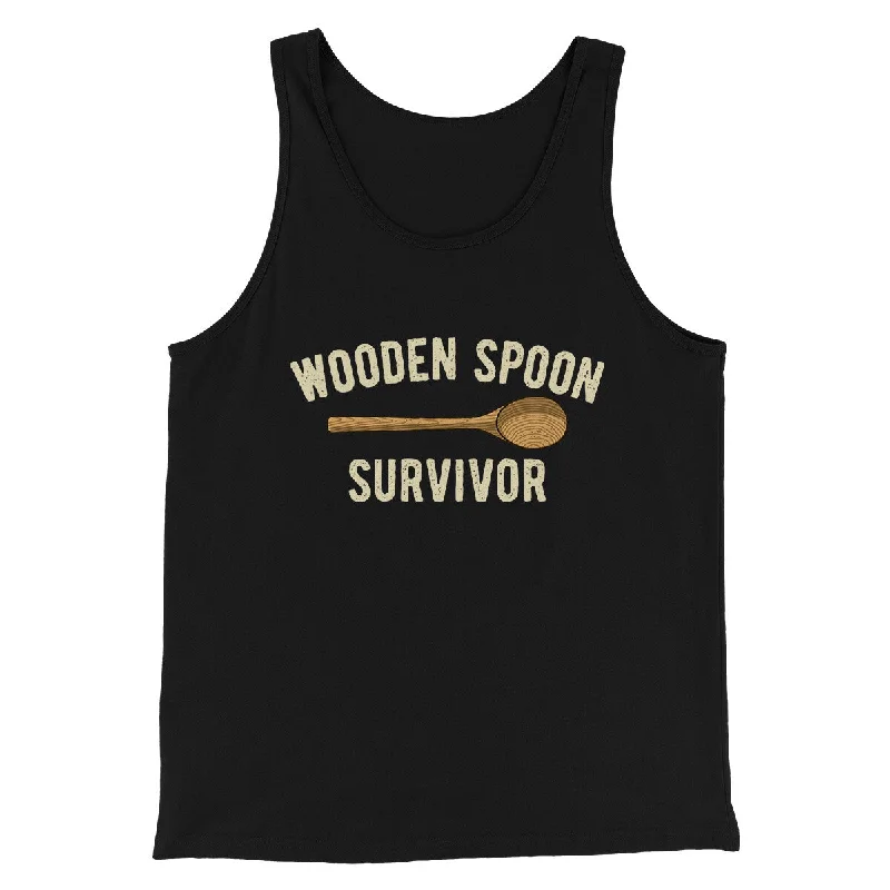 Active Styles Wooden Spoon Survivor Men/Unisex Tank Top