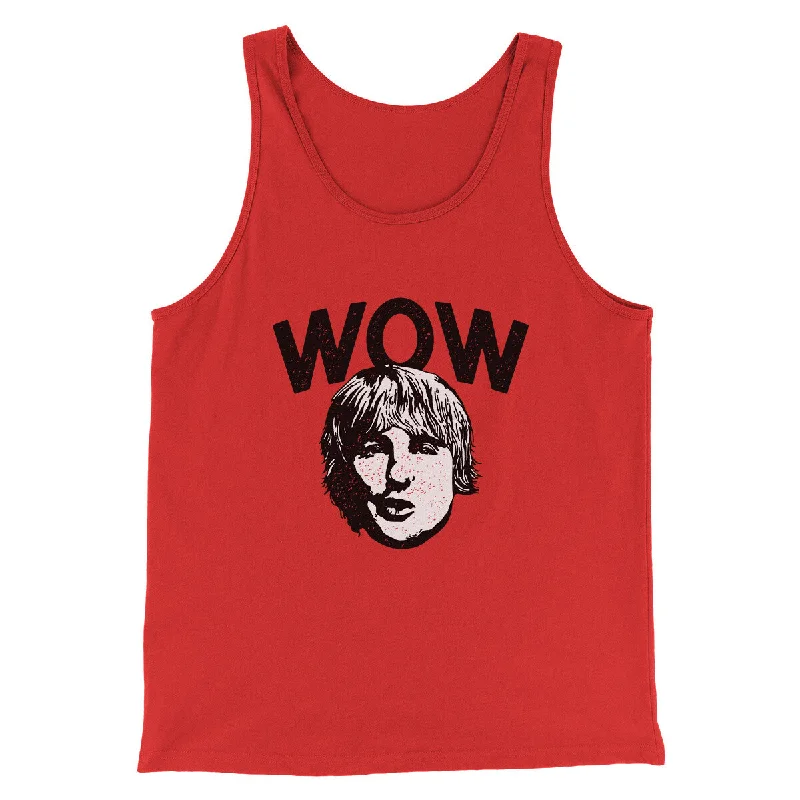 Relaxed T-shirts Wow Funny Movie Men/Unisex Tank Top
