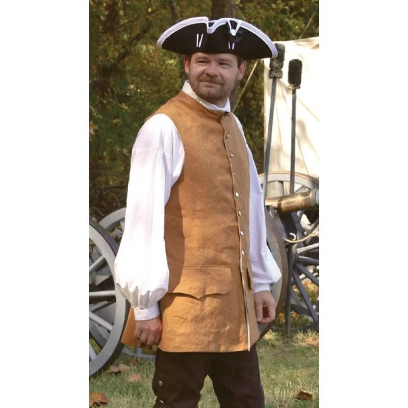 Fall Fashion 1750's Waistcoat in Linen