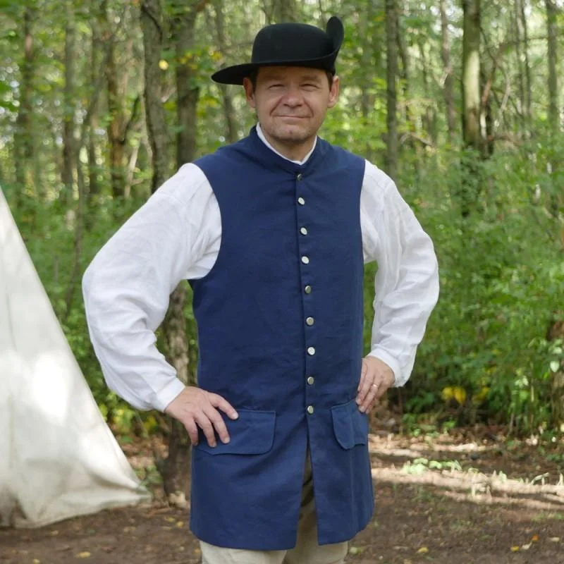 Streetwear Clothing 1750's Waistcoat in Wool