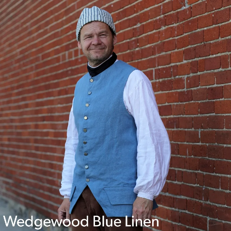 Weekend Gear 1770's Waistcoat in Linen