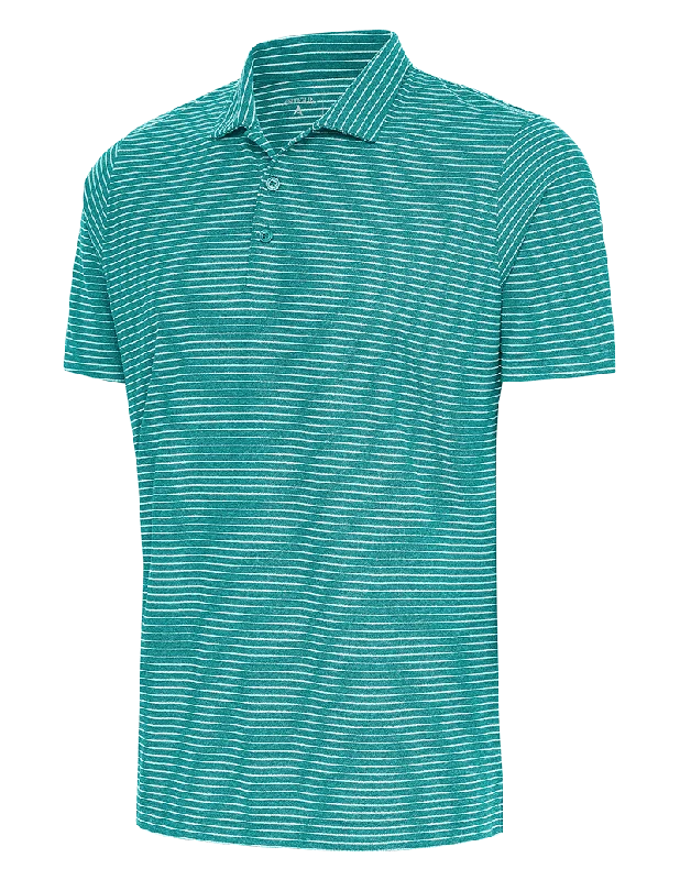 Stylish Suits Antigua: Men's Essentials Polo - 54J Reef Heather/White Esteem 104576