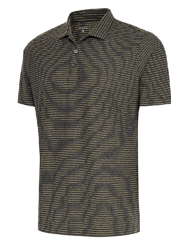 Lightweight Tops Antigua: Men's Essentials Polo - 63I Black Heather/Midas Esteem 104576 Lightweight Tops Antigua: Men's Essentials Polo - 63I Black Heather/Midas Esteem 104576