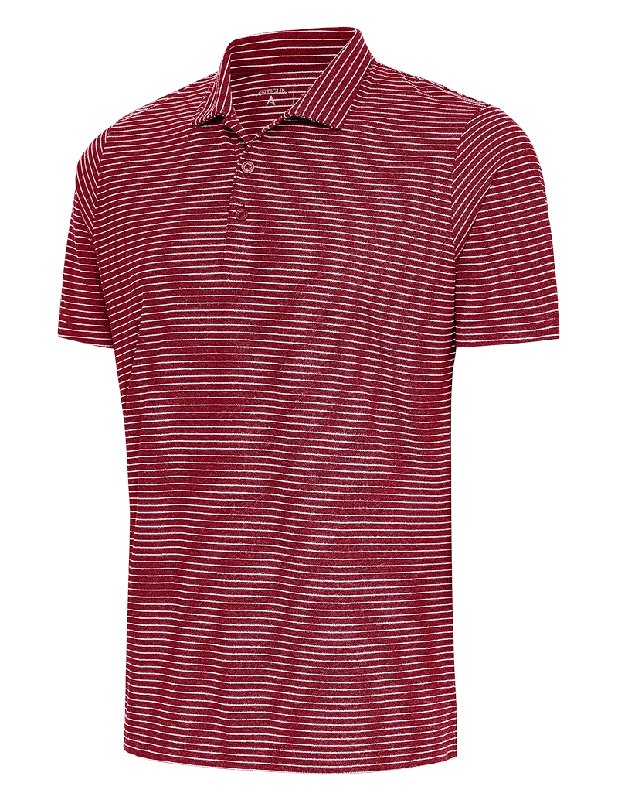 Relaxed Jackets Antigua: Men's Essentials Polo - 757 Cardinal Red Heather/White Esteem 104576 Relaxed Jackets Antigua: Men's Essentials Polo - 757 Cardinal Red Heather/White Esteem 104576