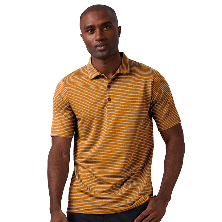 Classic Fits Antigua: Men's Essentials Polo - Burnt Orange Heather/White Esteem 104576 Classic Fits Antigua: Men's Essentials Polo - Burnt Orange Heather/White Esteem 104576