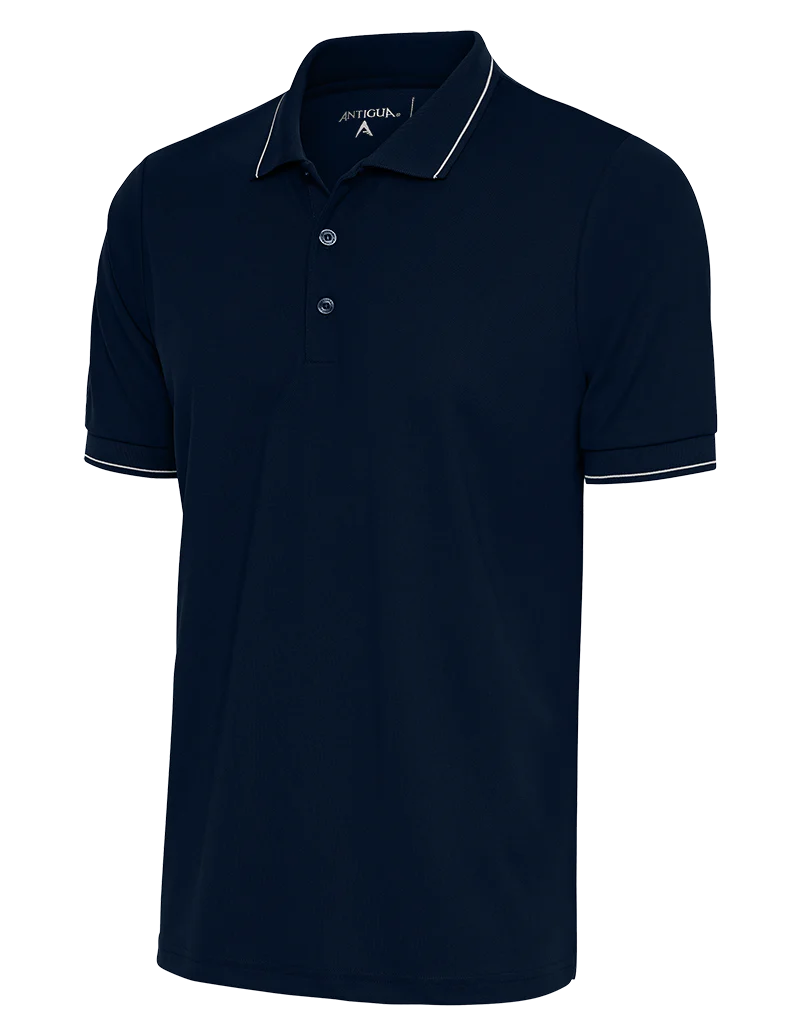Street Outfit Antigua: Men's Essentials Polo - Navy/White Affluent 104577