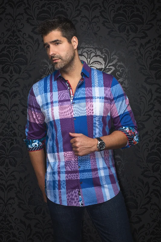 Comfort Jackets Au Noir Stretch Shirt | Beethoven Fuchsia