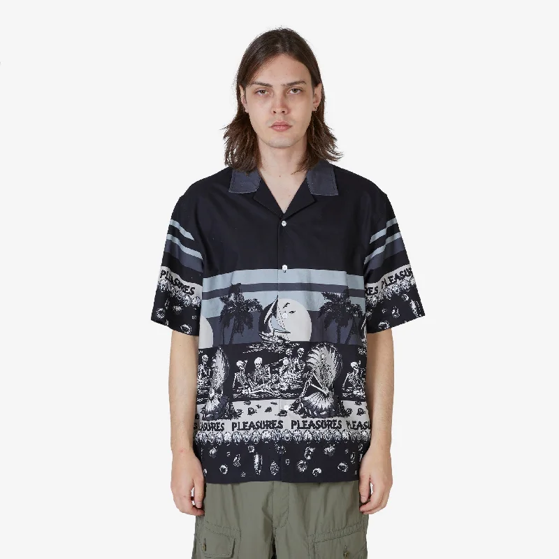 Everyday Look Beach Button Down Black