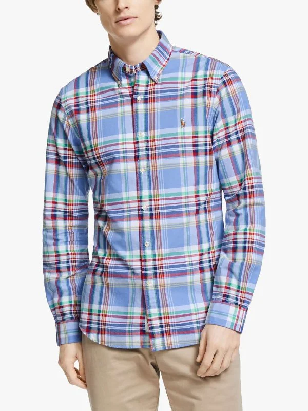 Sporty Designs Check Cotton Oxford Shirt
