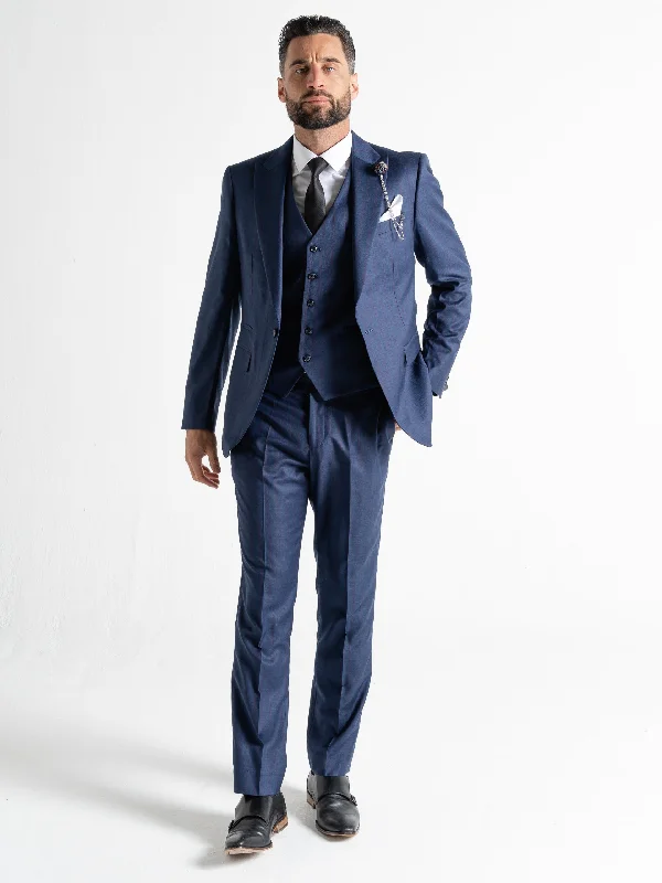 Trendy Look CHELSEA ROYAL BLUE WITH PLUM PINSTRIPE DETAILING