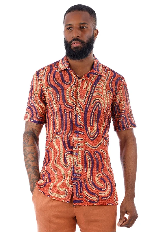 Casual Outerwear Chic Fad Short Sleeve Shirt