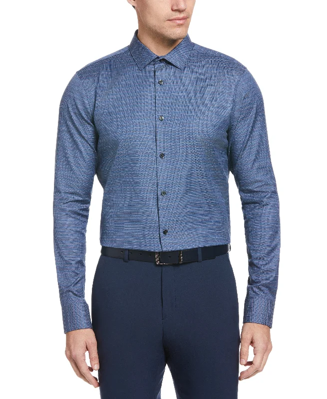 Cozy Jackets Cotton Dobby Multicolor Dress Shirt
