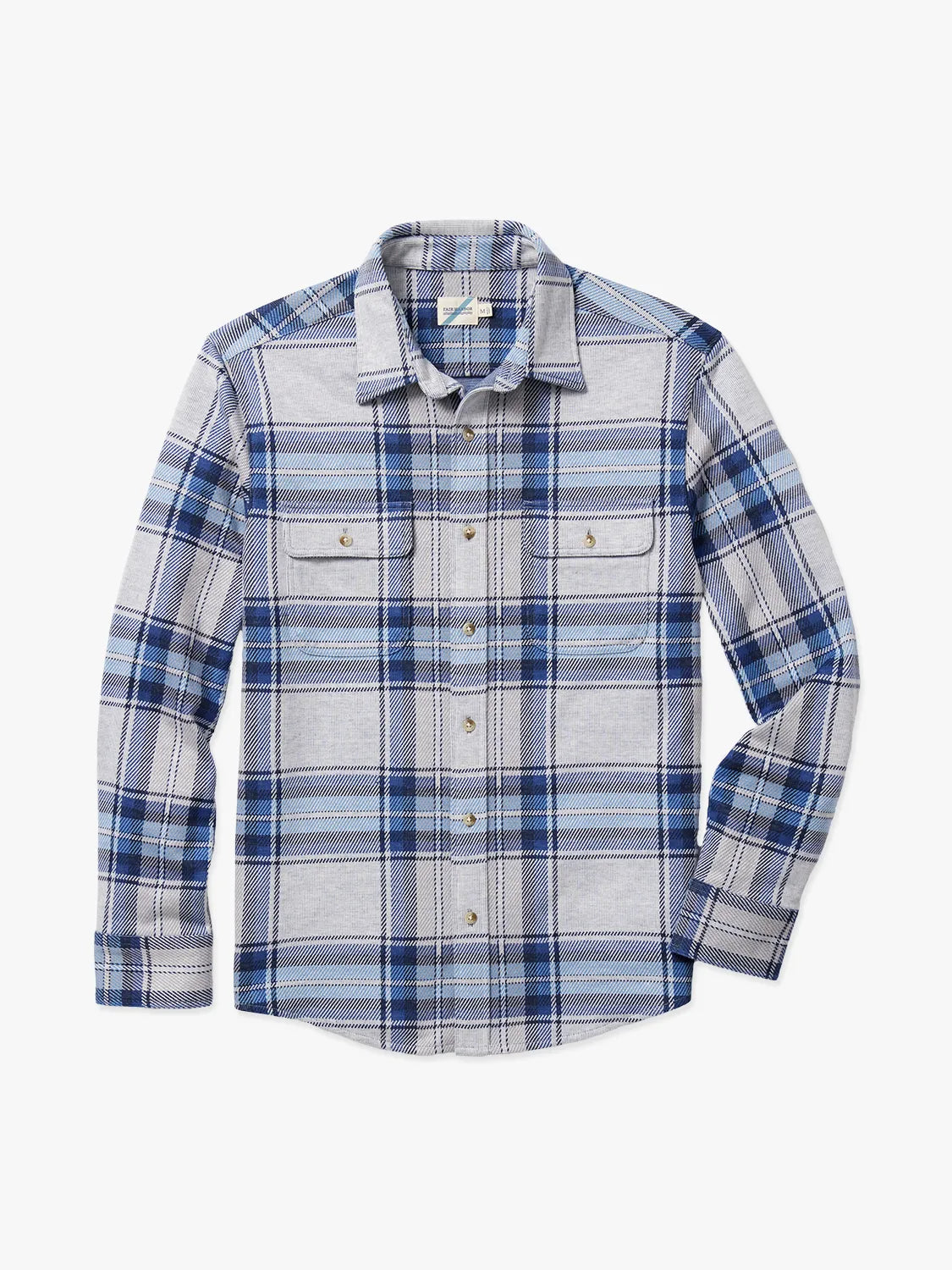 Streetwear Clothing Dunewood Flannel | Big Surf Blue Plaid