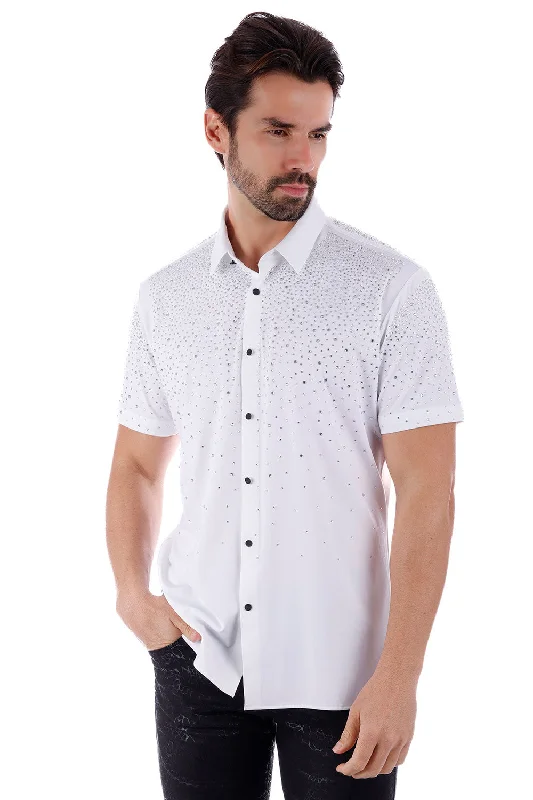 Casual Shirts Edgy Bandwagon Short Sleeve Shirts