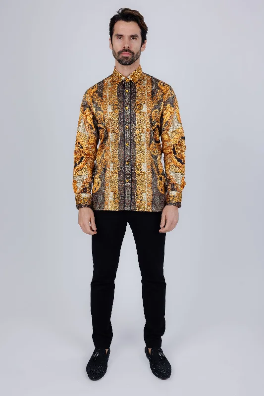 Versatile Wear Flarefrock Rhinestone Long Sleeve Shirt