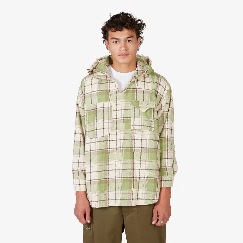 Casual Shirts Giorgio Hooded Shirt Grass Green