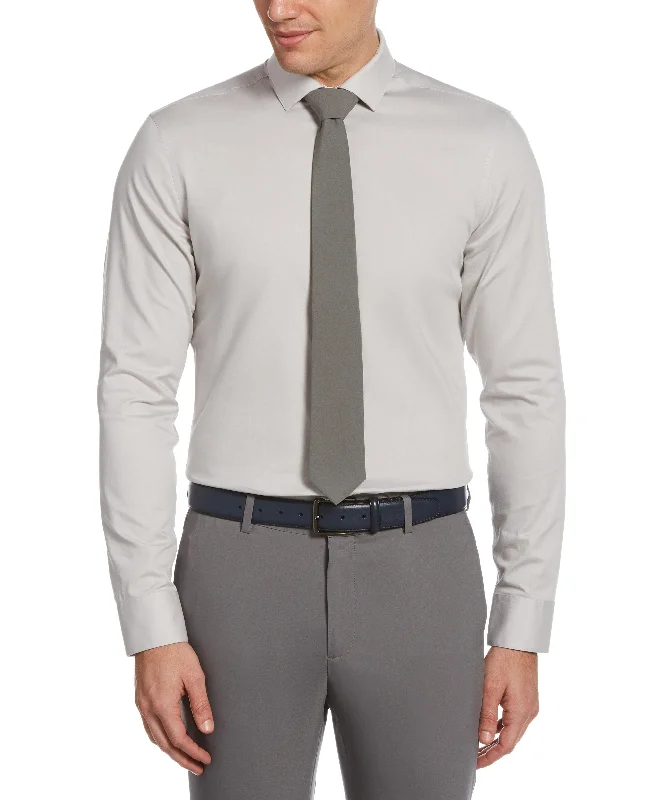 Relaxed Jackets Slim Fit Light Gray Dress Shirt