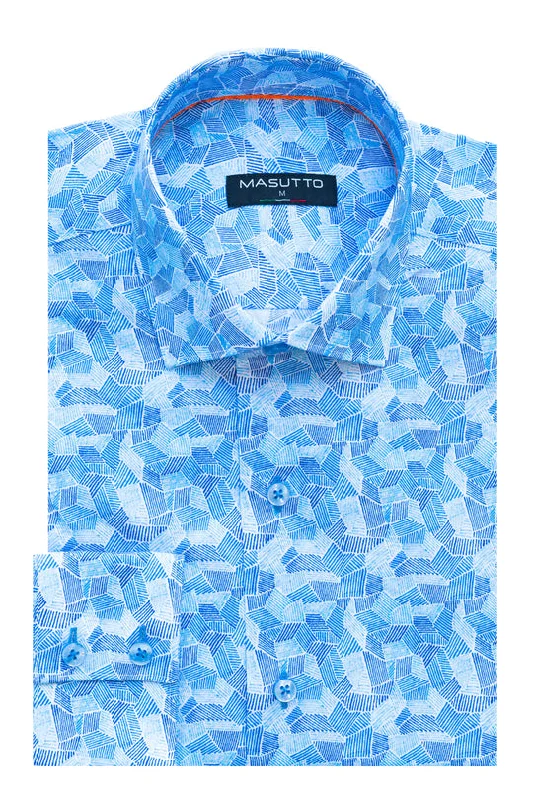 Simple Styles Masutto Shirt | PHILL-55 LONG SLEEVE BUTTON DOWN SHIRT