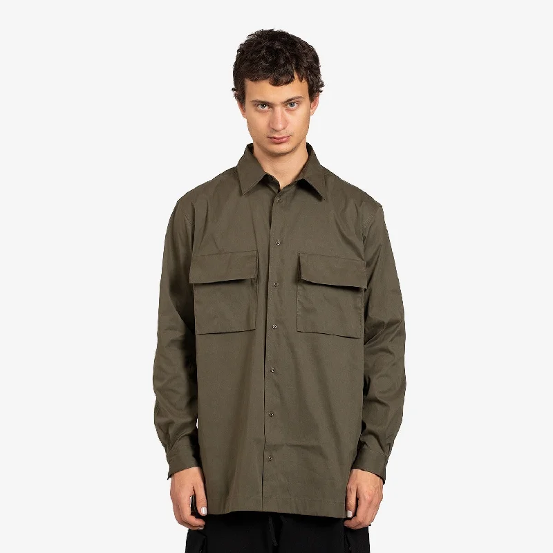 Lightweight Tops Nike ESC Woven Shirt Cargo Khaki
