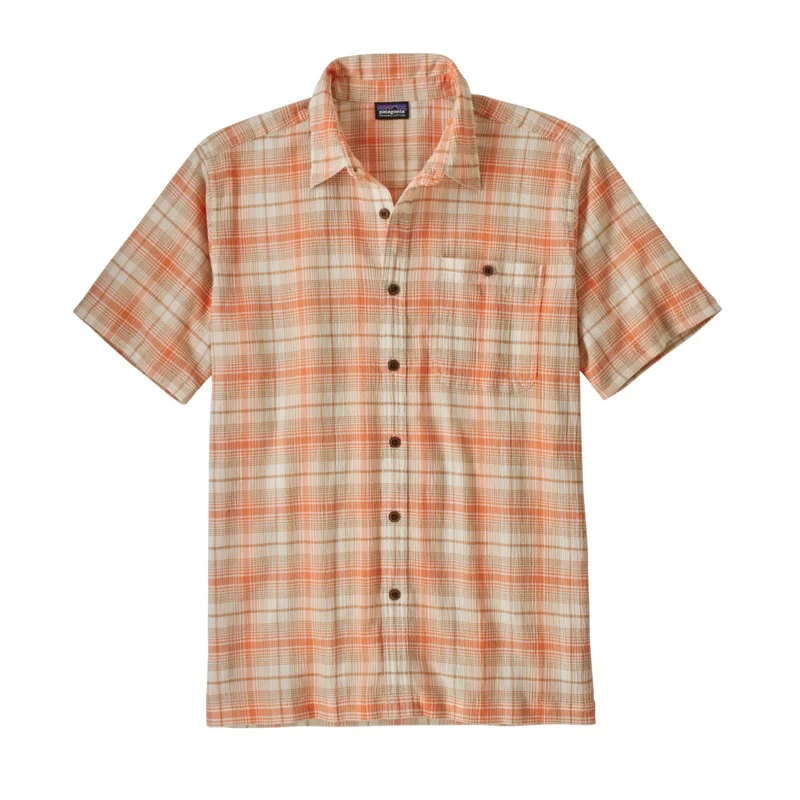 Fashion Tops Patagonia 52921 Ms Short Sleeve AC Shirt