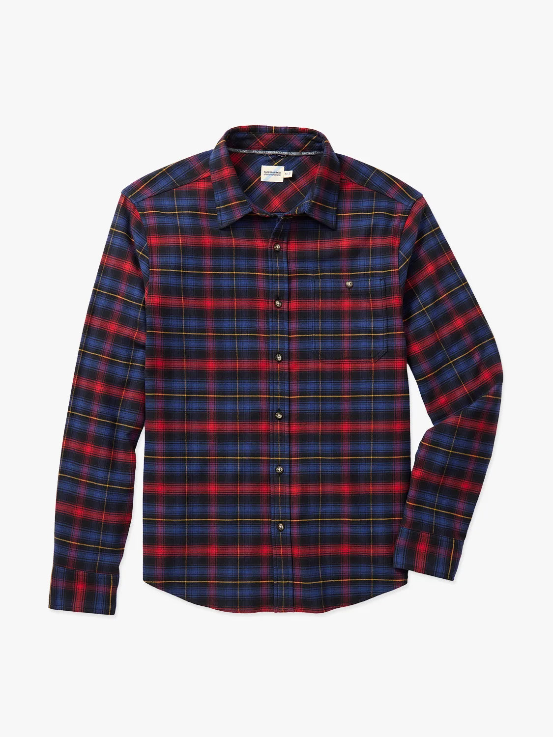 Winter Jackets Seaside Lightweight Flannel | Sail Blue Plaid
