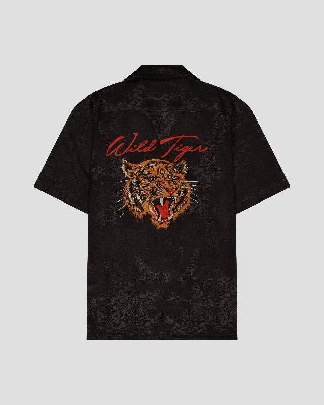 Layered Outfits SG Camp Collar Shirt - Wild Tiger