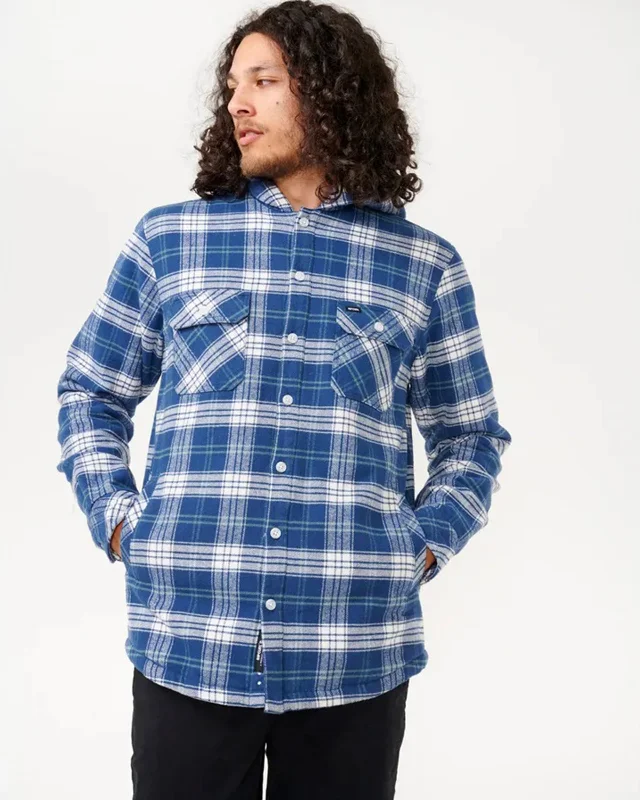 Business Casual Shores Sherpa Lined Flannel Shirt